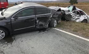 В Красноярском крае три человека погибли в ДТП с тремя автомобилями