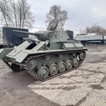 Фото: В Кузбасс привезли танк Т-70 для участия в параде 9 Мая 1