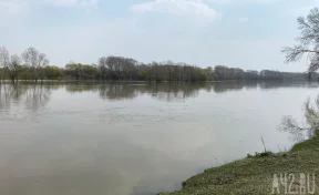 В Кузбассе уровень воды в двух реках превысил опасную отметку