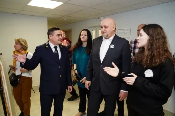Фото: Губернатор Кузбасса встретился со студентами КузГТУ в обновлённом общежитии 1