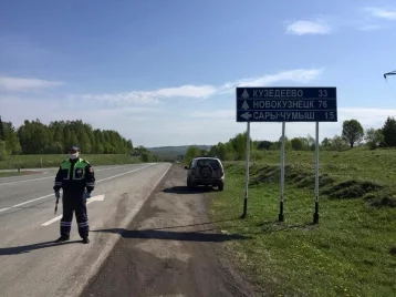 Фото: ГИБДД опубликовала фотографии КПП на границе Кузбасса с Алтайским краем 1