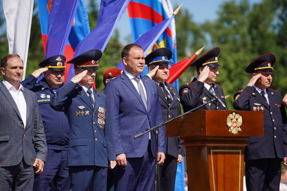 Илья Середюк поздравил новобранцев ГУФСИН в Кемерове: присягу приняли 50 человек