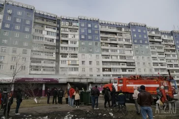 Фото: В Кемерове площадь пожара на проспекте Ленина составила 100 квадратных метров 2