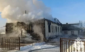 В Мариинске ликвидировали пожар в баптистской церкви