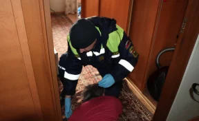 Кемеровские спасатели помогли 74-летней женщине: она не отзывалась на стук соседей