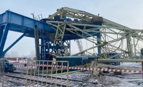 В Красноярске на ТЭЦ-3 рухнул башенный кран, пострадал один человек