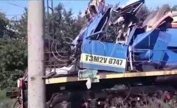 Фото: Два человека погибли при столкновении поездов в Кузбассе 1