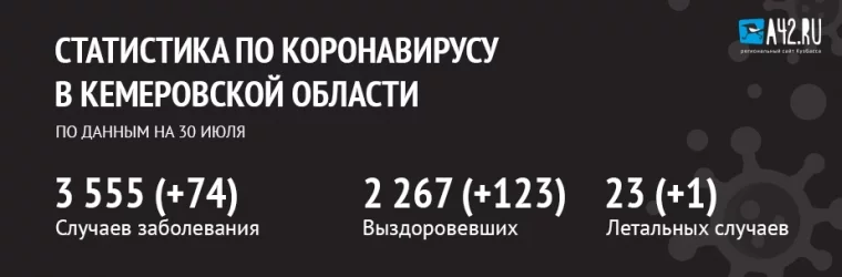 Фото: Коронавирус в Кемеровской области: актуальная информация на 30 июля 2020 года 1