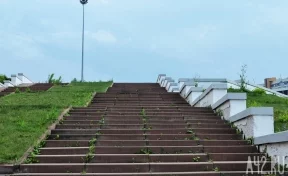 В Кемерове на проект ремонта разбитой лестницы на Пионерском бульваре потратят почти 5 млн рублей