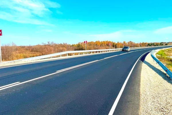 Дорожники завершили ремонт участка федеральной трассы Р-255 в Тяжинском округе