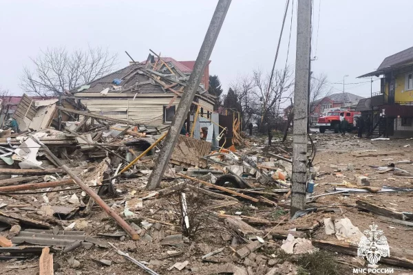 В Белгородской области в результате взрыва газа разрушен частный дом