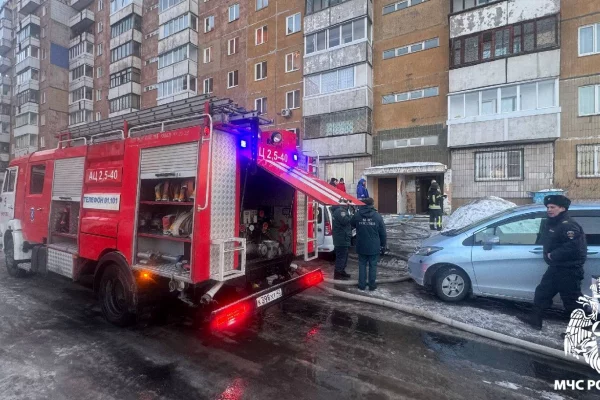 МЧС: на пожаре в Кемерове спасли 14 человек