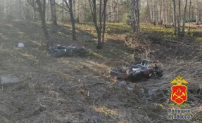 В Кузбассе подростки-мопедисты устроили ДТП на трассе