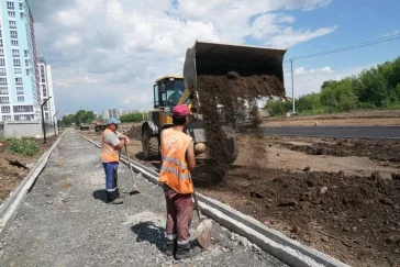 Фото: Дмитрий Анисимов показал строительство продолжения улицы Дружбы в Кемерове 5