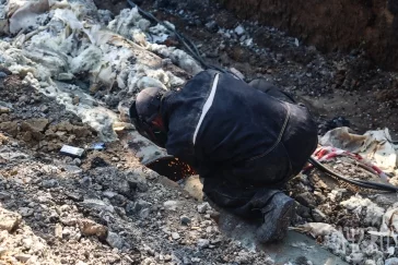 Фото: В СГК рассказали, как идёт ремонт теплотрассы на проспекте Ленина в Кемерове 2