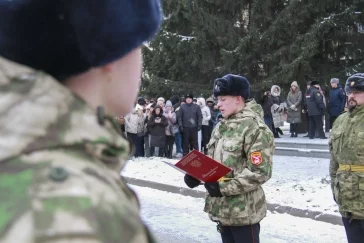 Фото: В Кемерове воспитанники Губернаторской кадетской школы полиции принесли клятву 1
