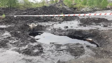 Фото: «Трудно дышать»: разлив нефтепродуктов произошёл в кузбасском городе 1