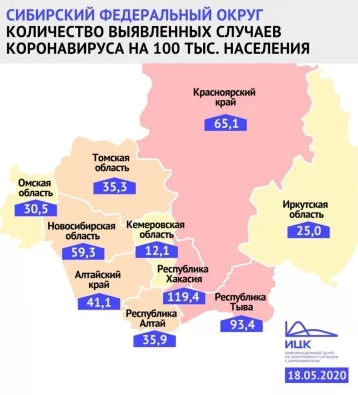Фото: Кузбасс отличился в рейтинге регионов Сибири по индексу заражённых коронавирусом 1