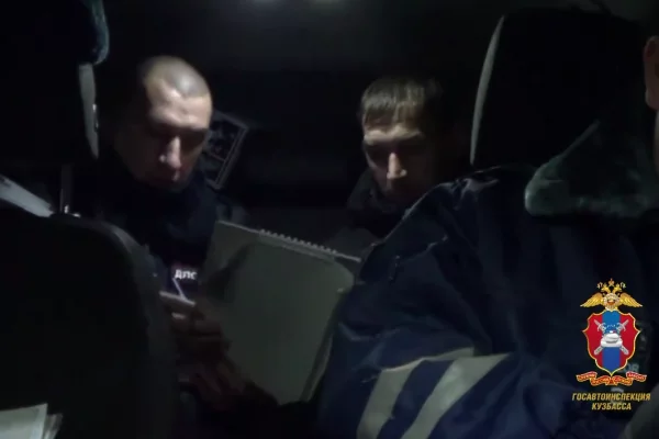 В Кузбассе арестовали нетрезвого водителя без прав