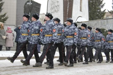 Фото: В Кемерове воспитанники Губернаторской кадетской школы полиции принесли клятву 2