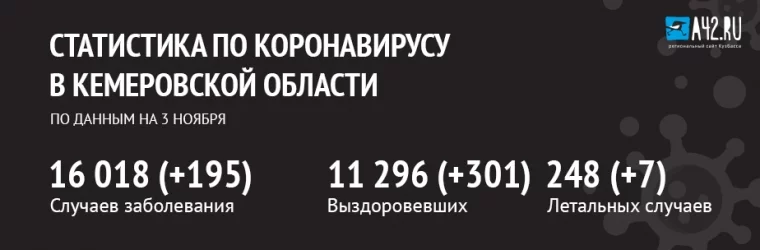 Фото: Коронавирус в Кемеровской области: актуальная информация на 3 ноября 1