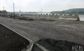 В Кемерове на новой набережной Томи обустроят место отдыха у воды