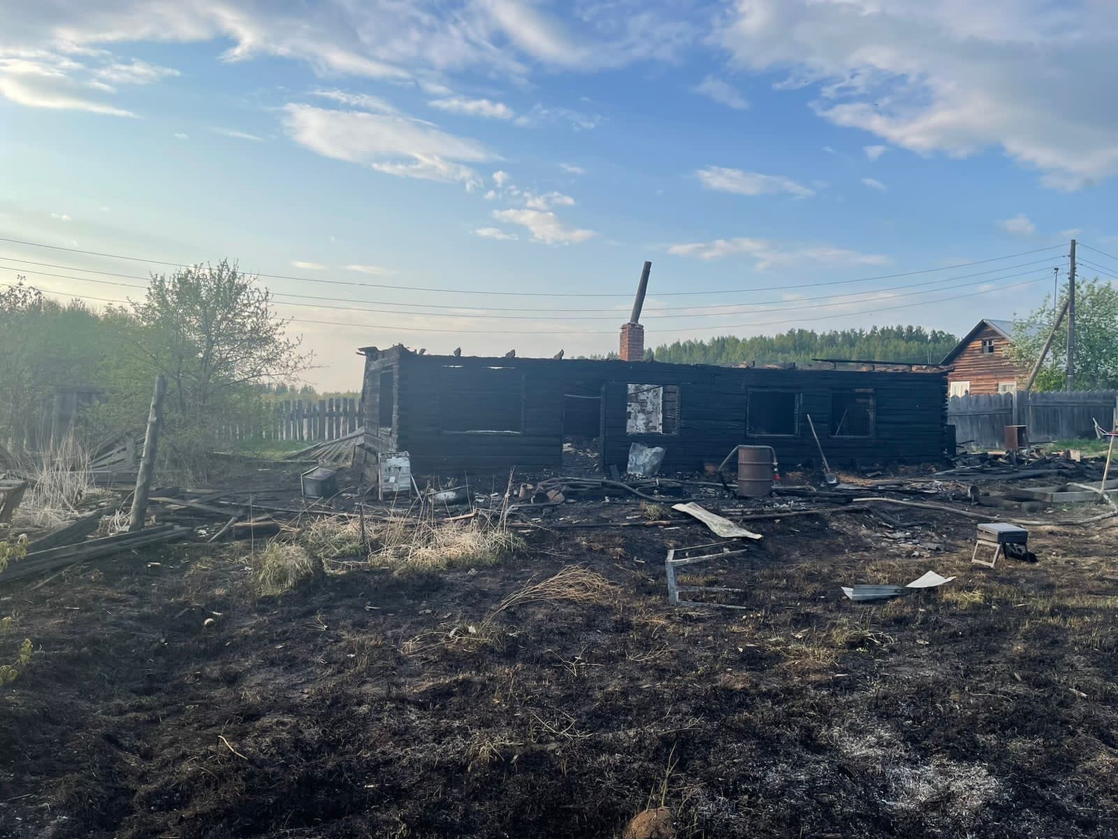 В Красноярском крае пожар унёс жизни троих детей 