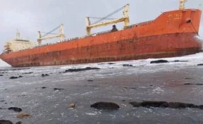 Росморречфлот: севшее на мель у Сахалина судно перевозило уголь