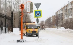 В Кемерове на пересечении проспекта Ленина и улицы Шорникова установили светофоры