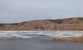 Мэр Кемерова снял на видео ледоход на Томи