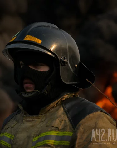 В Кузбассе из-за сильного ветра загорелись поля