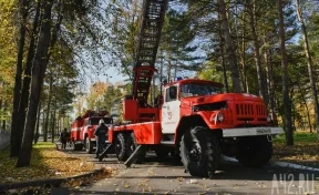 В Кемерове на Совхозной улице загорелась иномарка
