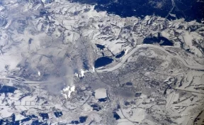 Российский космонавт показал, как выглядит Кемерово из космоса
