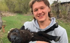 Кузбасский хоккеист Кирилл Капризов получил на день рождения овцу