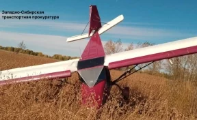 В Алтайском крае во время обработки сельскохозяйственных полей упал легкомоторный самолёт