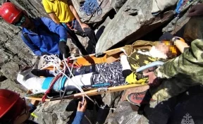 На Алтае туристка пострадала из-за камнепада 