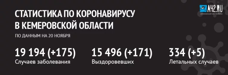 Фото: Коронавирус в Кемеровской области: актуальная информация на 20 ноября 1