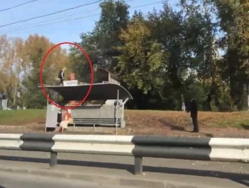 Фото: В Кемерове опасные игры детей на дороге сняли на видео 1