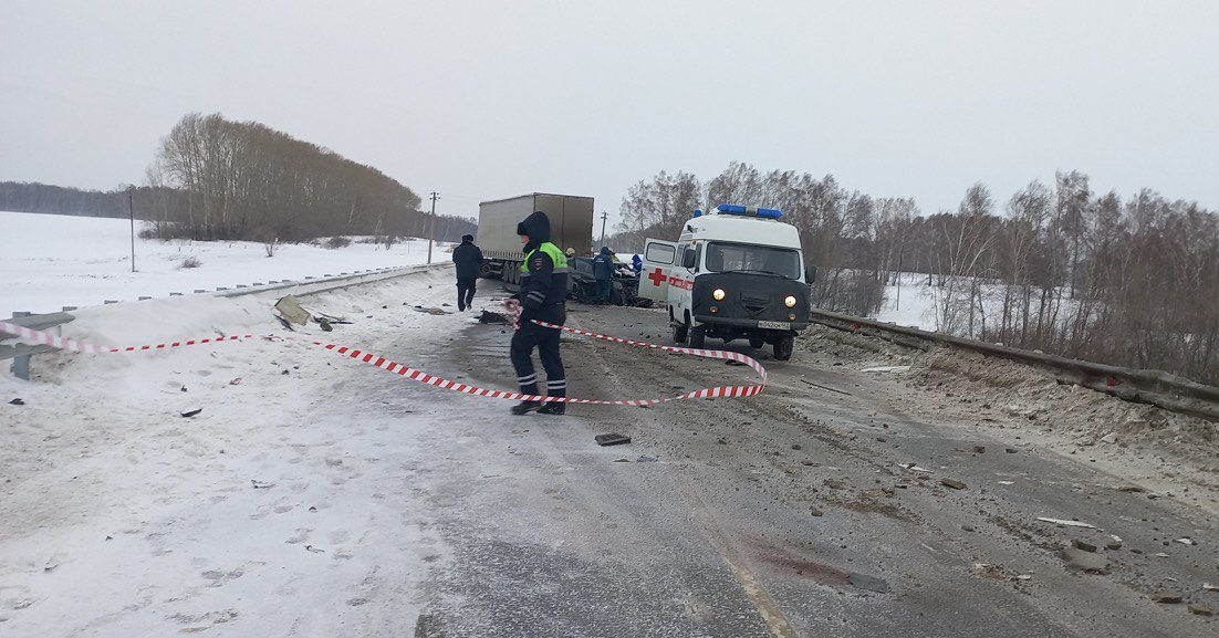 В ДТП с грузовиком на кузбасской трассе погибла 60-летняя женщина