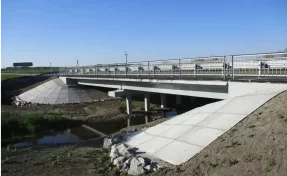 Мост через реку Камышная открыли после ремонта в Кузбассе