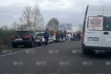 Фото: Очевидцы сообщили о серьёзной аварии около Новокузнецка 1