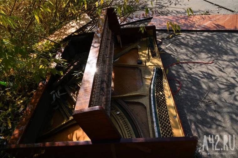 Фото: Кемеровчане разбили оставленное под мостом «вежливое» пианино 6