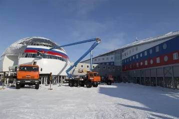 Фото: Минобороны РФ впервые показало секретную базу «Арктический трилистник» 1