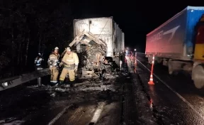 Кузбассовец сгорел в кабине грузовика в результате ДТП под Тюменью