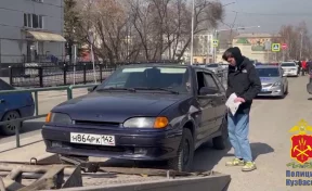 19-летний водитель с нецензурной надписью на стекле был оштрафован в Кузбассе