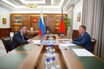 Фото: В Кузбасс с рабочим визитом прибыл зампред Правительства РФ Дмитрий Патрушев 1