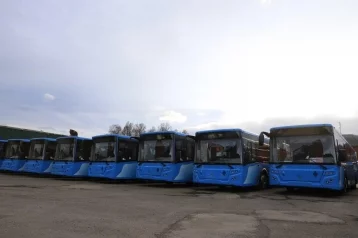 Фото: Муниципалитеты Кузбасса получили 11 новых автобусов 1