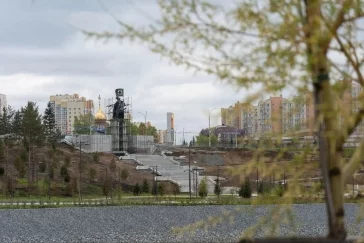 Фото: Власти Кемерова рассказали о ходе строительства пешеходного поста через Искитимку 2