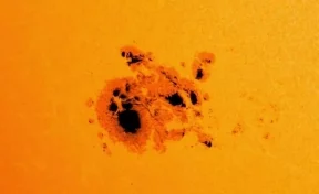 NASA показало гигантское пятно на Солнце 