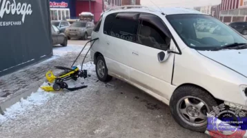 Фото: В Красноярском крае 15-летний водитель наехал на 2-летнего ребёнка 1